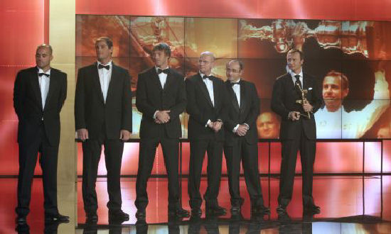 Alinghi vince il trofeo "Team of the Year" alla cerimonia delle premiazioni dello sport svizzero 2007