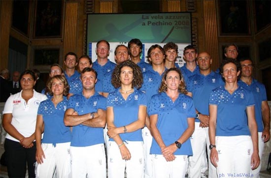 Vela Olimpica, la squadra Azzurra per Pechino presentata a Genova