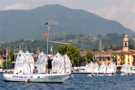 Domenica si è svolto sul lago di Garda il Trofeo Bruno Rossi per la classe Optimist