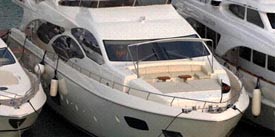 La Maddalena e Mascalzone Latino all Emirates Boat Show International